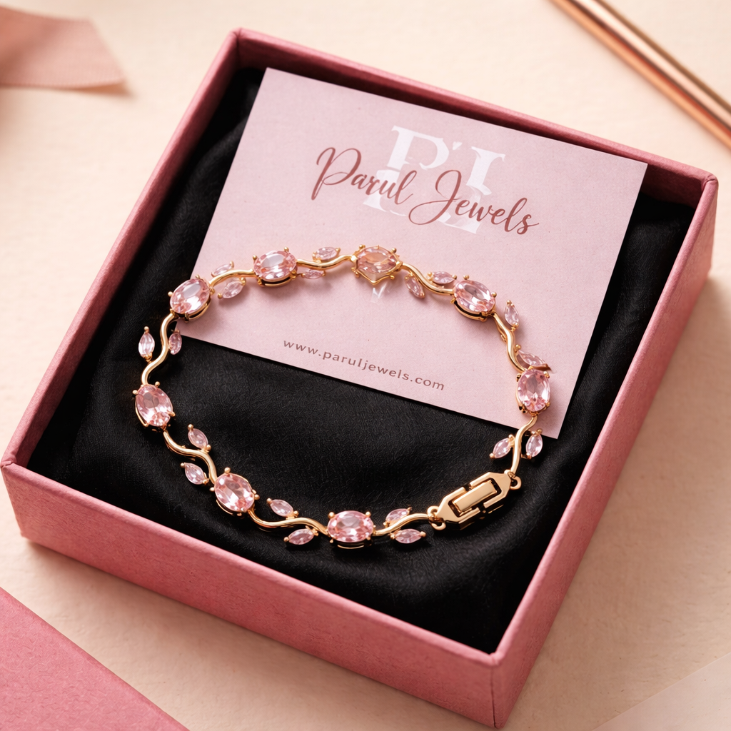 Pink Tulip Bracelet