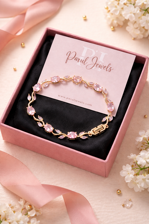 Pink Tulip Bracelet