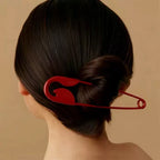 Safety Pin Hair Clip