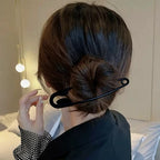 Black Safety Pin Hair Clip