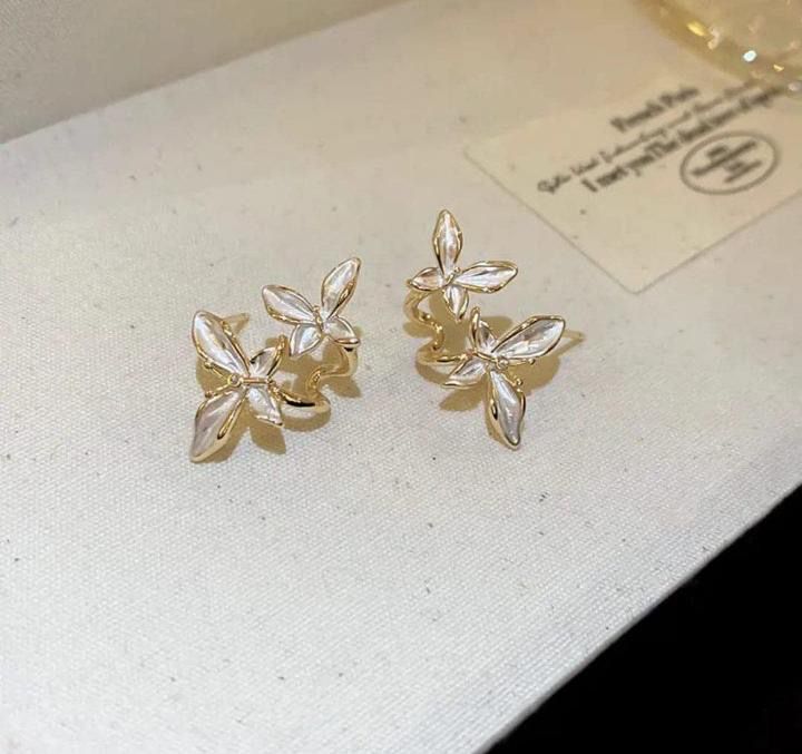 Butterfly Ear Cuff Earrings