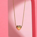Anti-Tarnish Gold Heart Necklace – Waterproof & Minimal